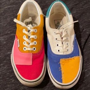 Classic, multicolored “patchwork” vans